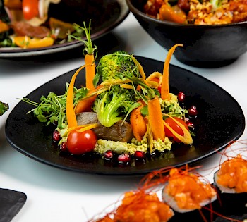 Unlimited Asian tapas & sushi with bottomless wine or beer £54.95 per person
